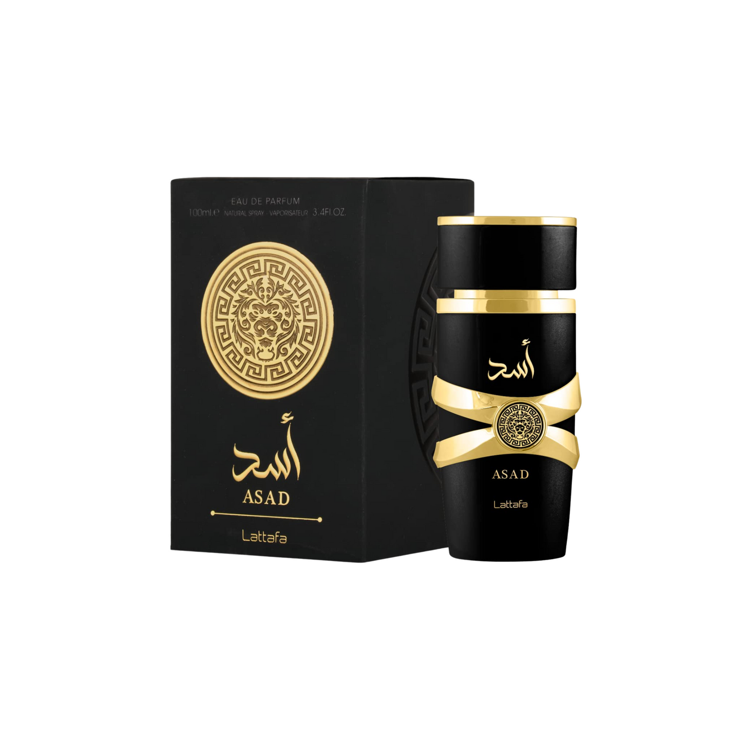 Lattafa Asad EDP 100ml – Bold, Dark Vanilla & Spicy Amber Fragrance for Men